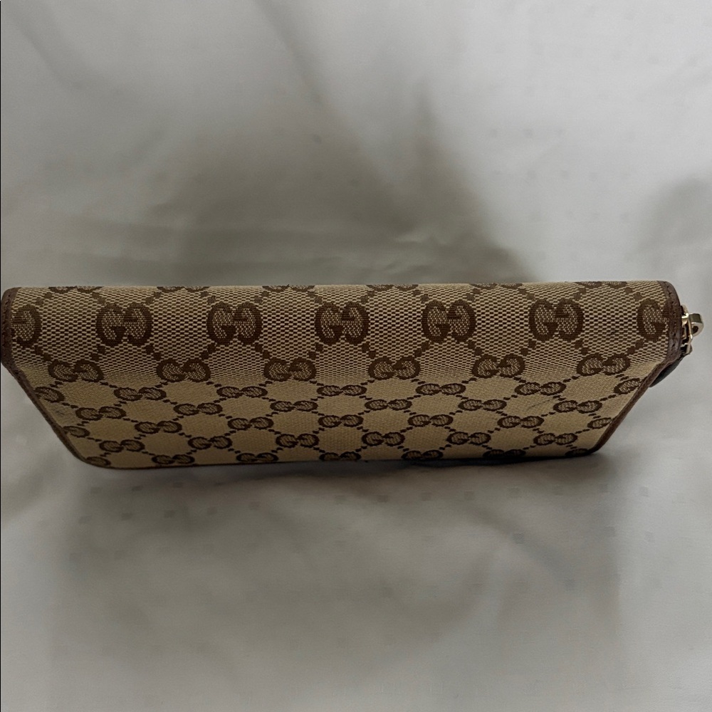 Gucci GG Canvas Monogram Zippy Long Wallet with COA - Picture 3 of 13